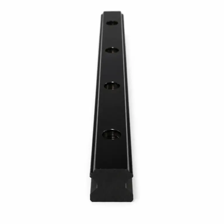 Guia linear com acabamento black
