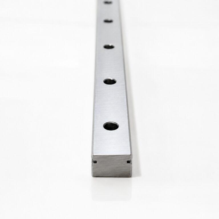 Guia linear trilho em detalhe