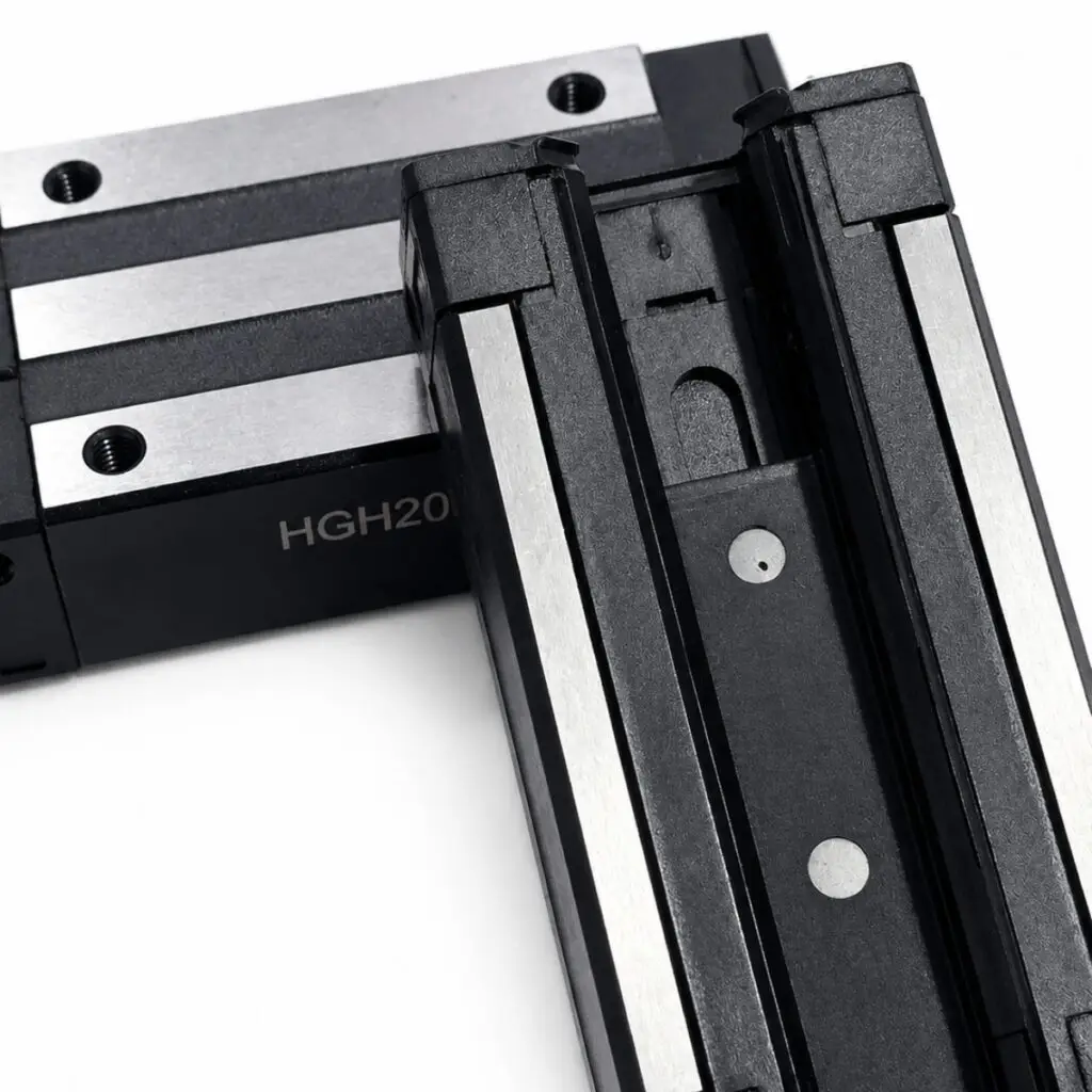Patim alongado montado em guia HGH20
