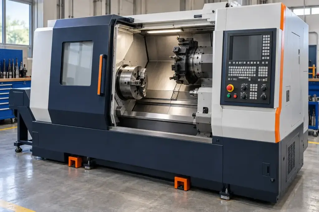 Torno CNC e centro de torneamento
